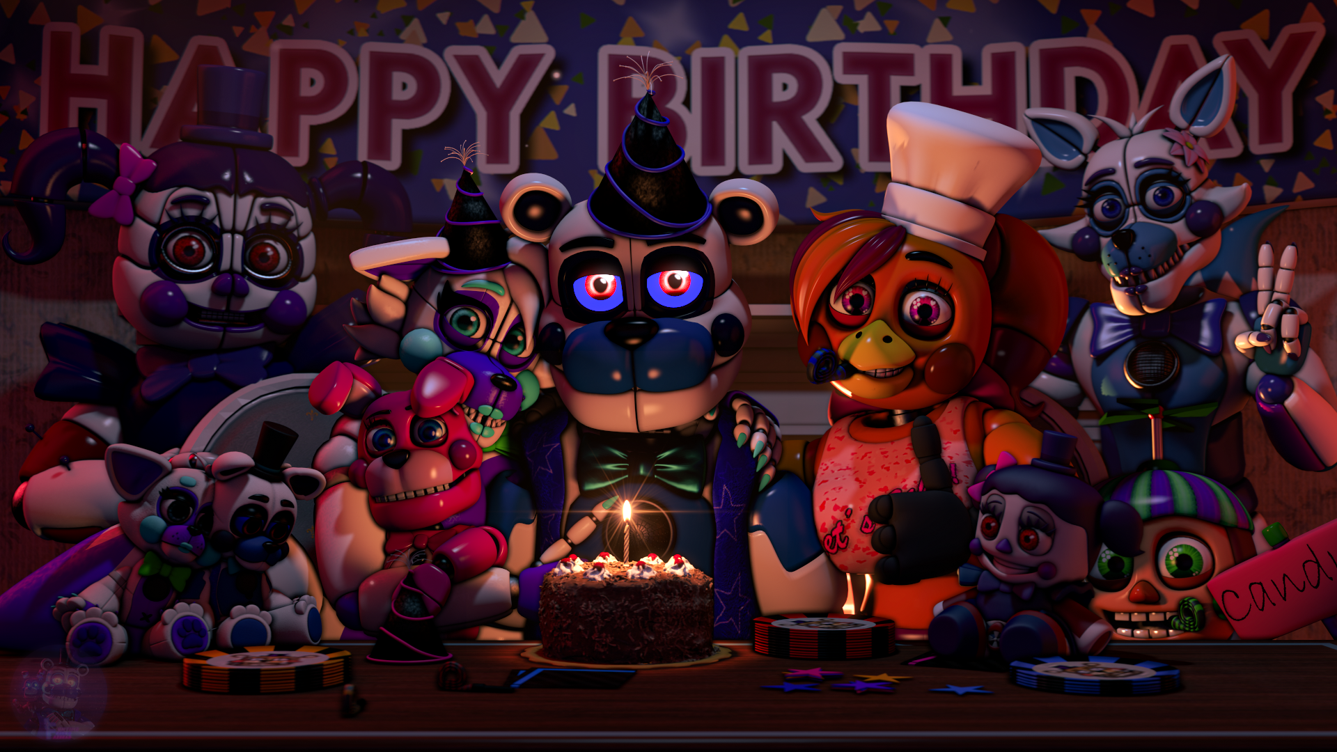 Happy Birthday Five Nights At Candys 2