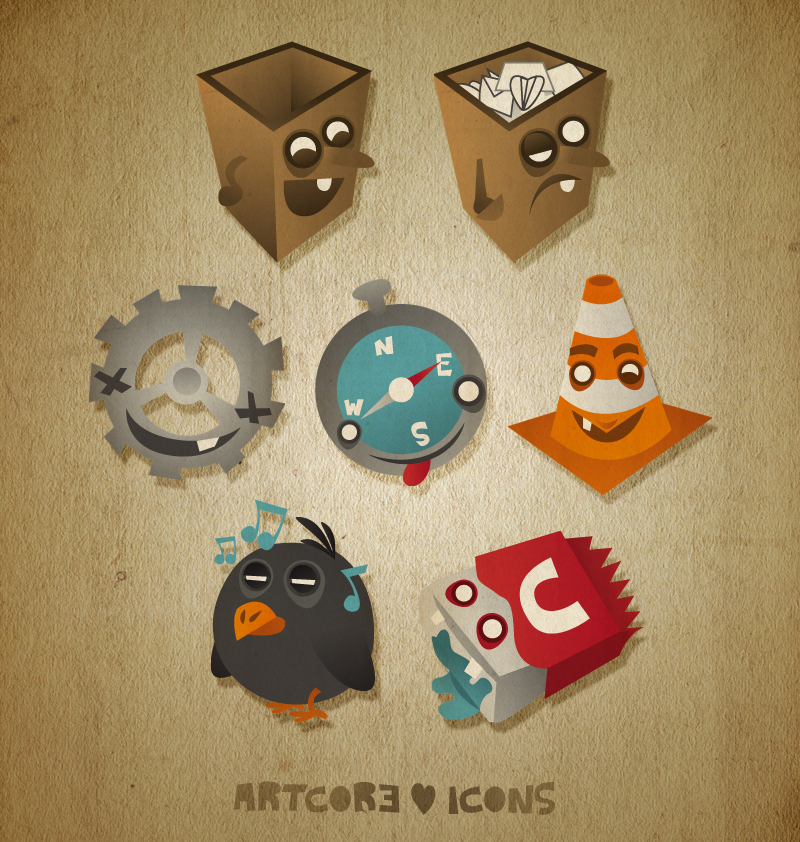 Artcore Icons Nr. 2 by artcoreillustrations