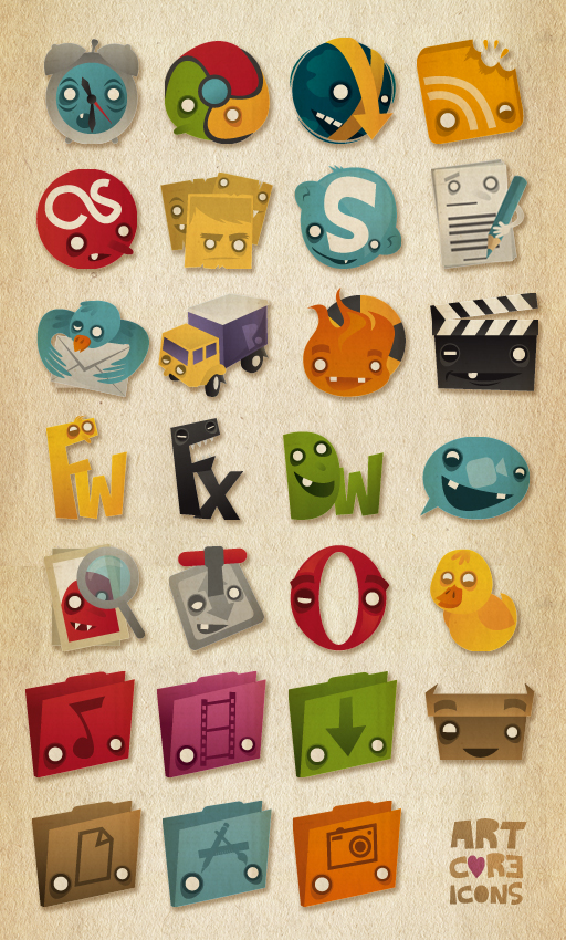 Artcore Icons Nr. 4 by artcoreillustrations on DeviantArt
