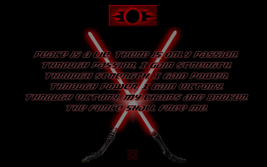 Sith Code Wallpaper