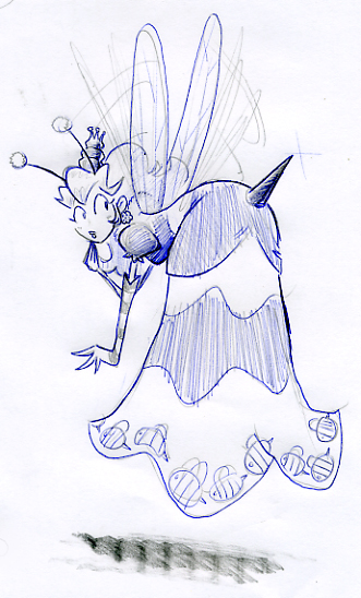 Bee Peach sketch by Mr-DNA on DeviantArt