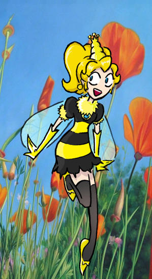 Bee Peach by Mr-DNA on DeviantArt