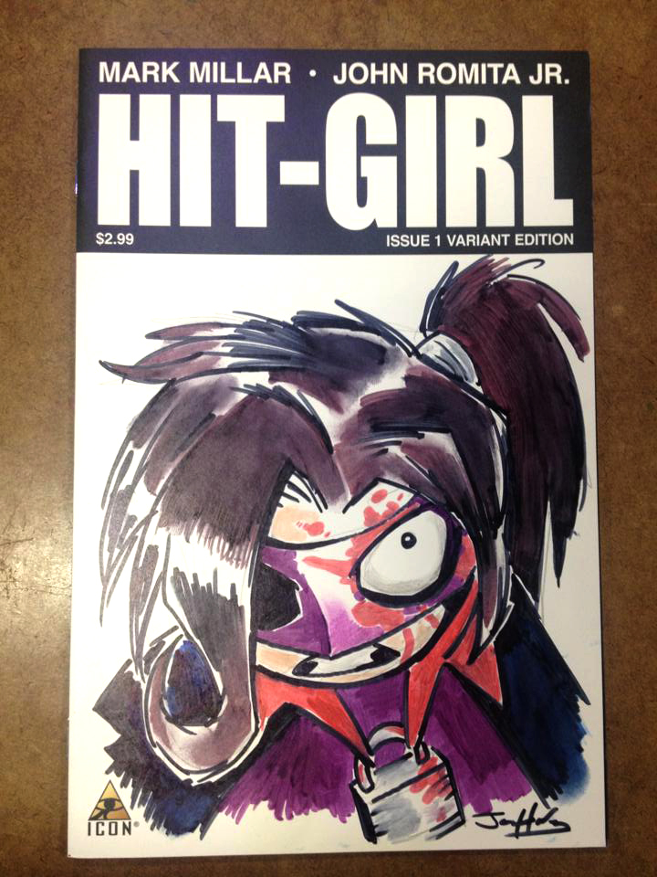 Hit-Girl sketch cover