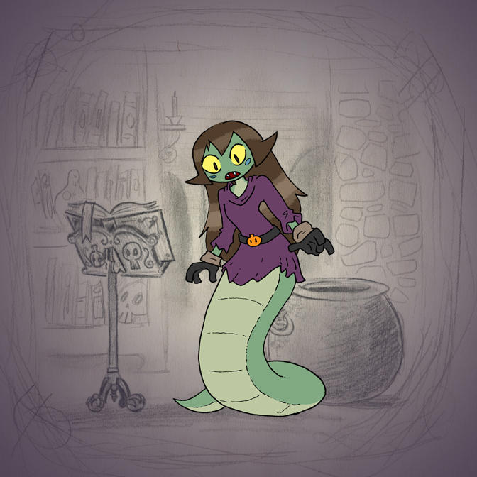 Angale Magic Lessons Angela's Magic Lesson - Ssstill Ssstanding by Mr-DNA on DeviantArt