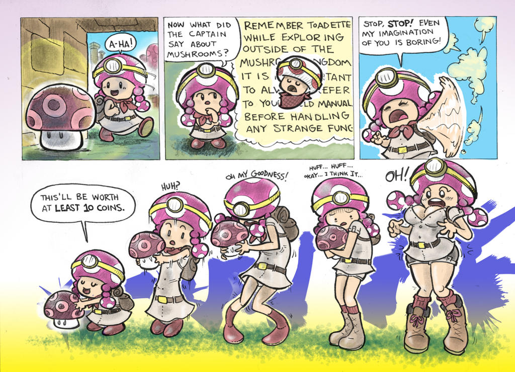 Cadet Toadette Fungus Finder by MrDNA on DeviantArt