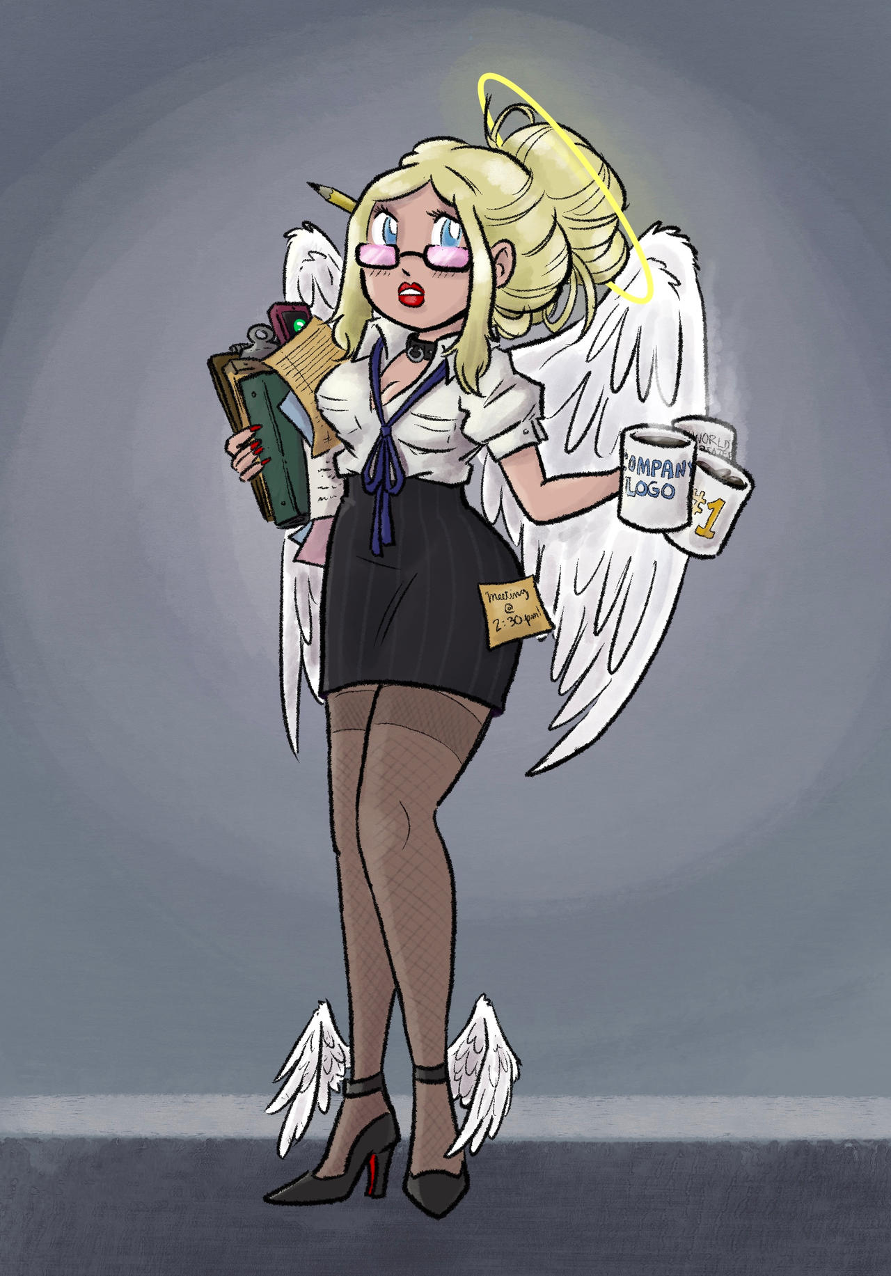 Office Angel by Mr-DNA on DeviantArt
