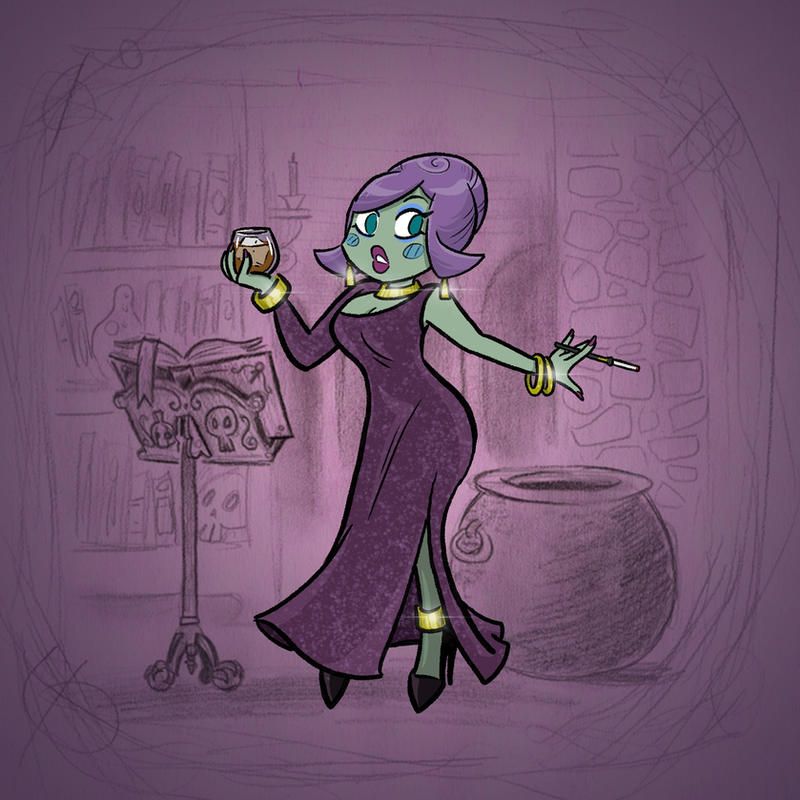 Angale Magic Lessons Angela's Magic Lesson - Well-to-Updo by Mr-DNA on DeviantArt