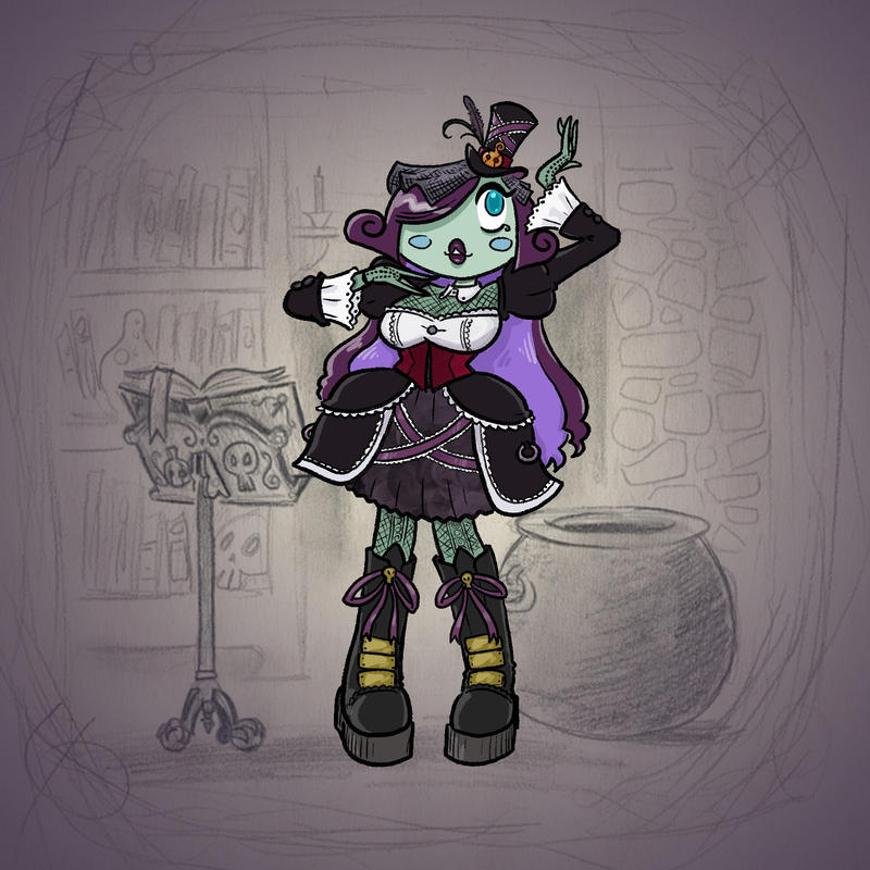 Angale Magic Lessons Angela's Magic Lesson - Goth Topped by Mr-DNA on DeviantArt