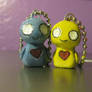 Pon and Zi Keychains