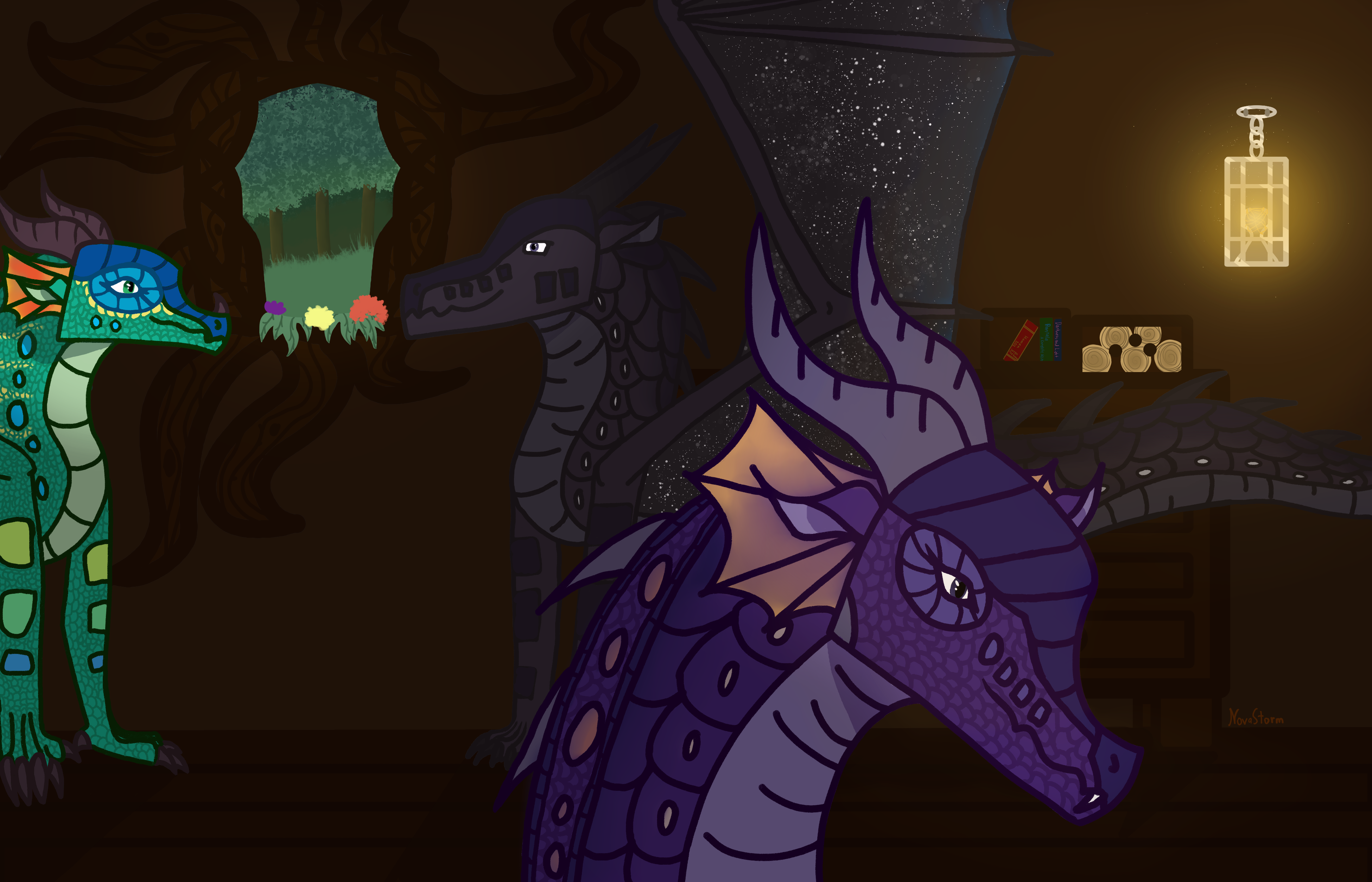 Rainwing Ruff The Rainwing Royal Family by 1stNovaStorm on DeviantArt