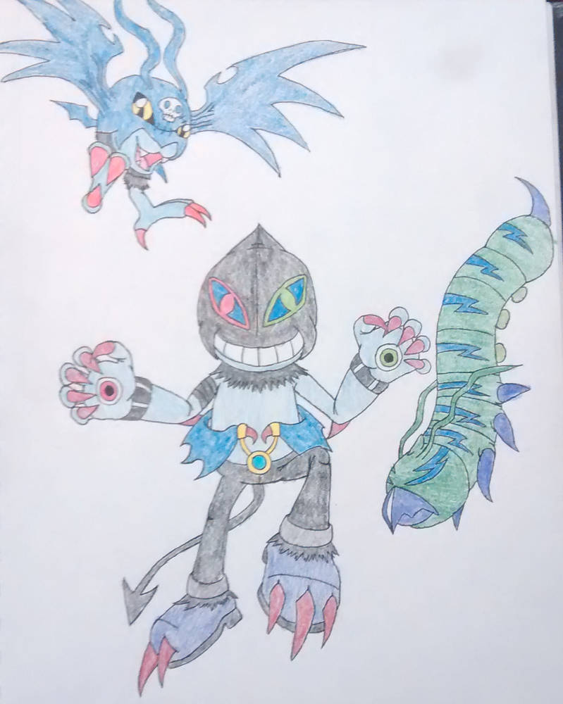 Spooky Rookie Digimon by HyperAggron on DeviantArt