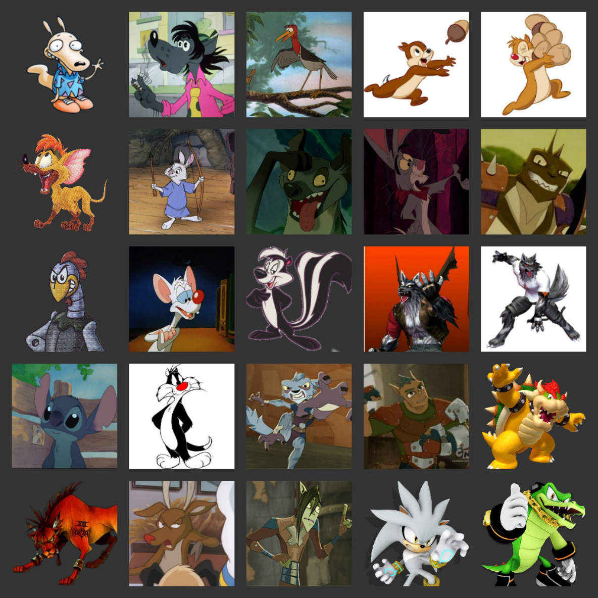 Top 100 Animated Characters prt 2 (3-4)