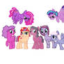 Mlp G3 ponies as G4 ponies (1
