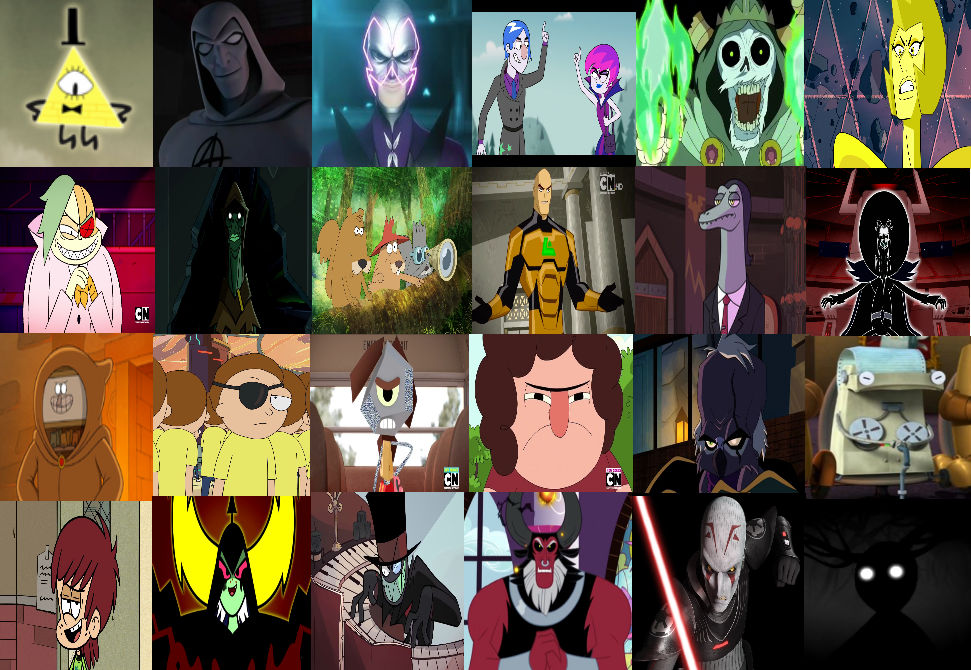 Main modern 2010s cartoon TV show villains by Bolinha644 on DeviantArt