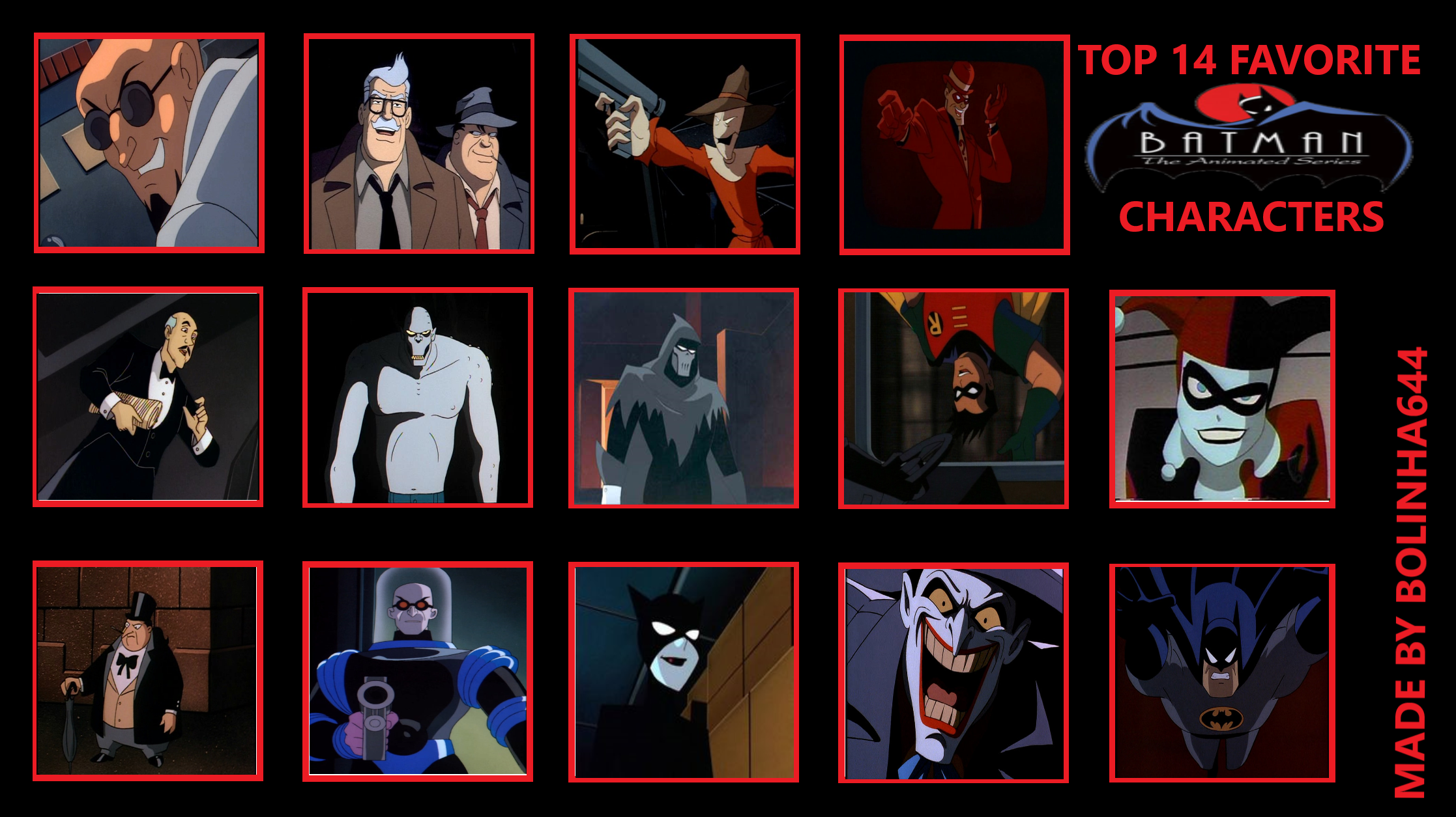 Bolinha644's Top 14 Favorite Batman TAS Characters by Bolinha644 on  DeviantArt