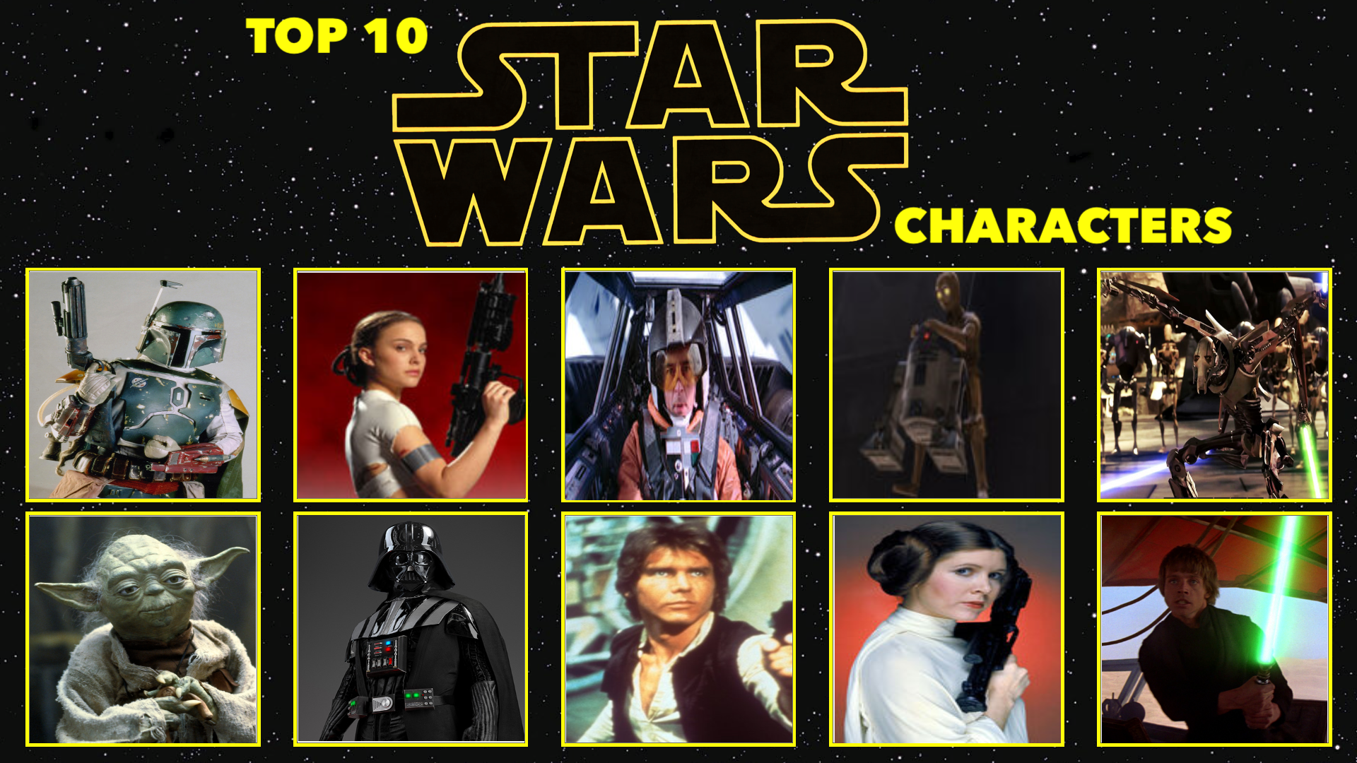 Star Wars: TOP 10 - Melhores Personagens da Série