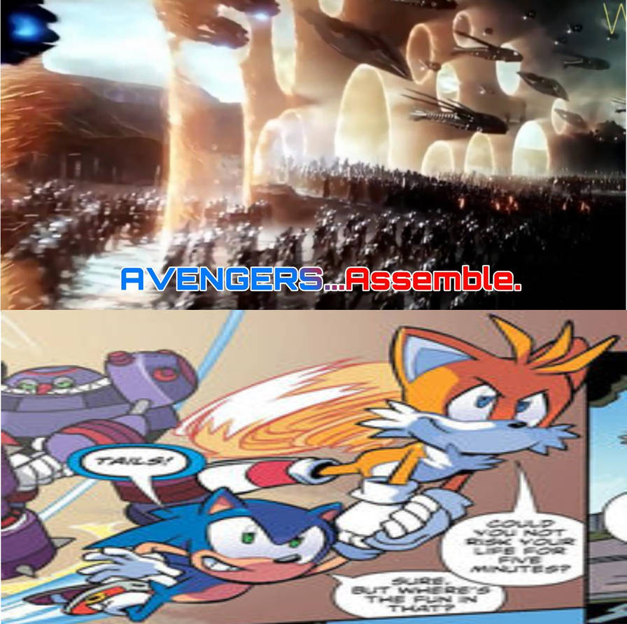 Sonic and Tails are ready to fight with Avengers by Bolinha644 on ...