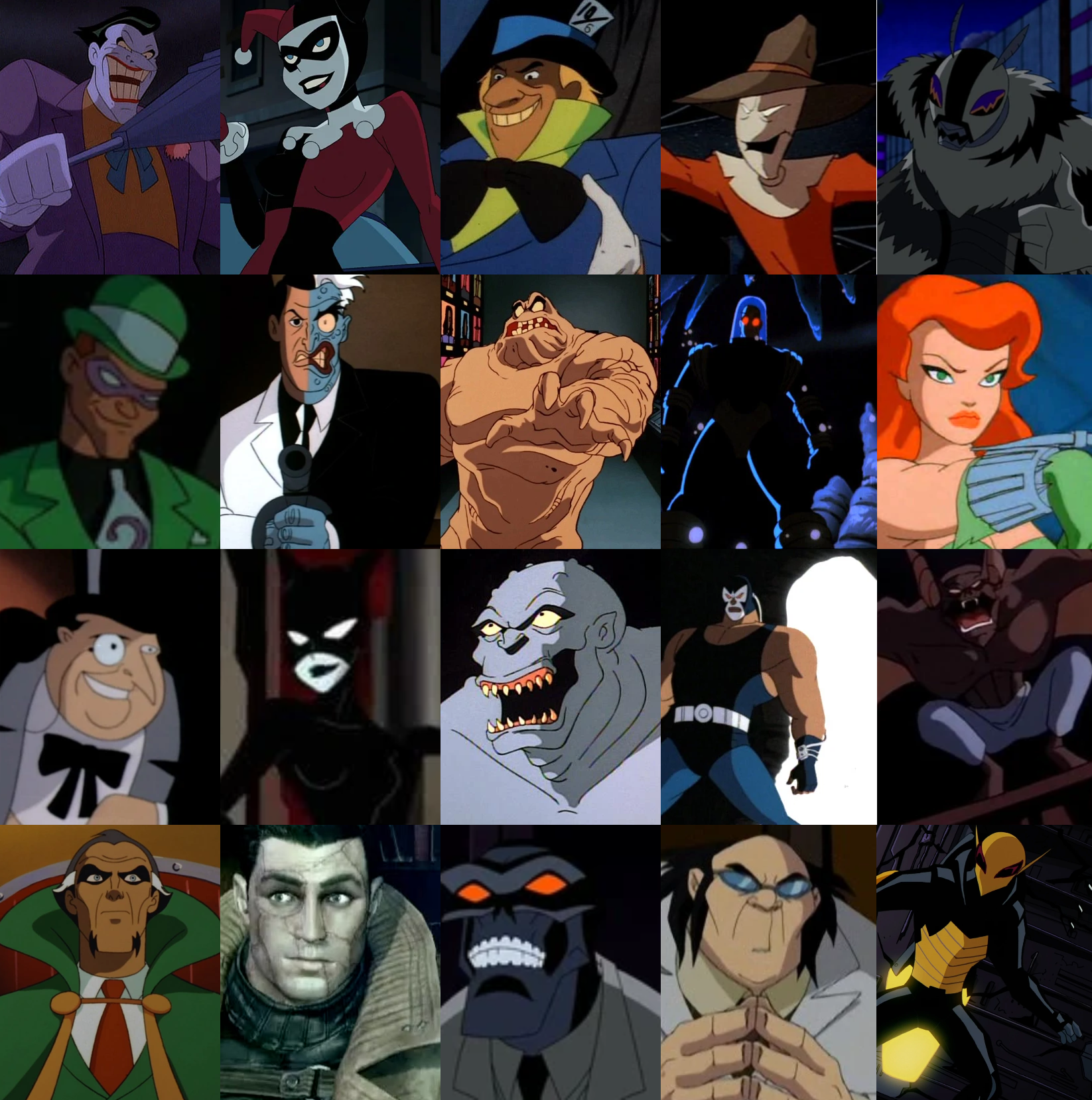 Batman's Rogues Gallery by Bolinha644 on DeviantArt