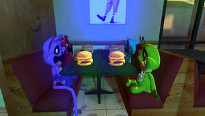 Smiling and Nightmare Critters in Double Date