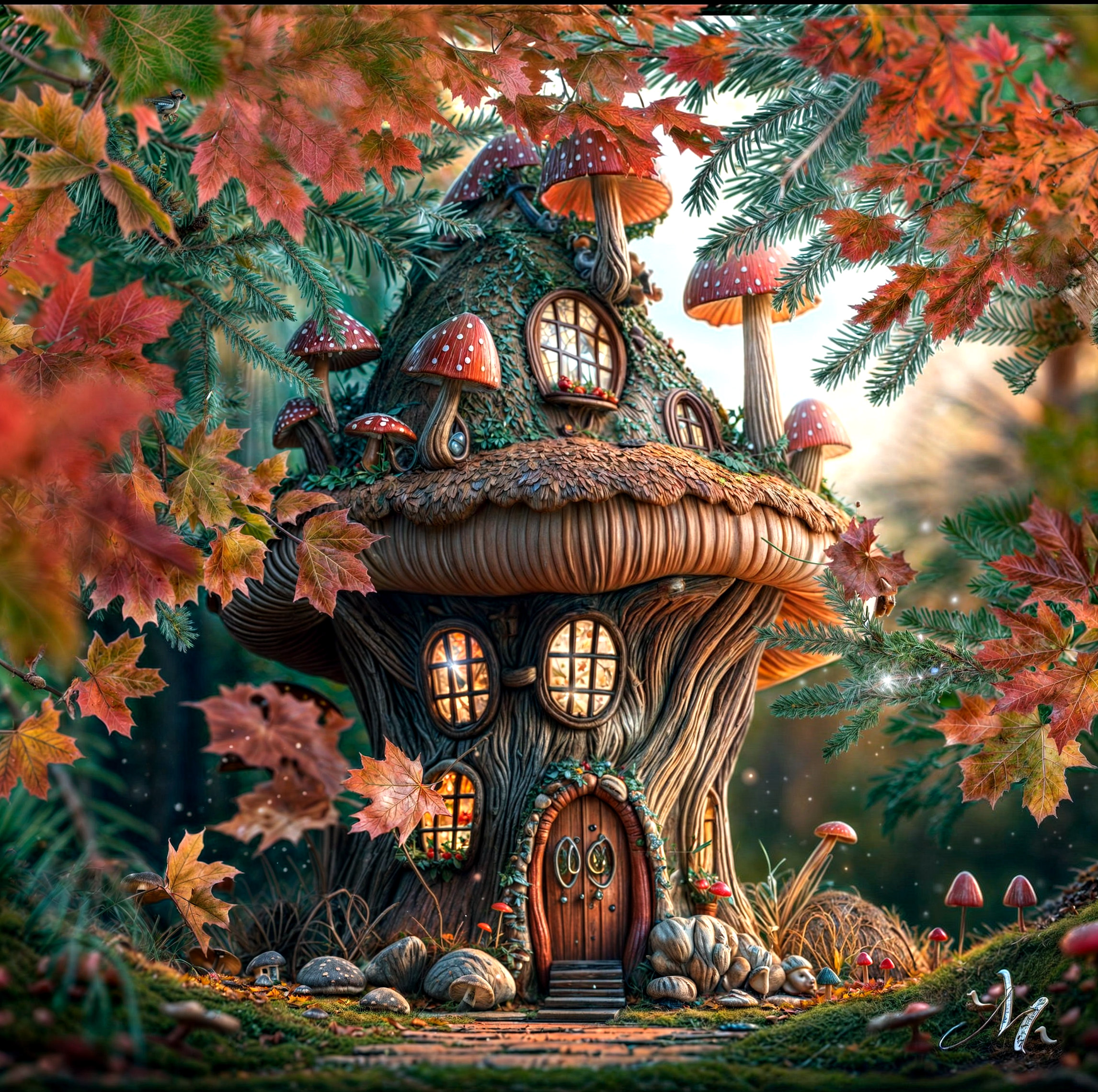 Fall Background Whimsy Souls Autumn's Whimsy by ArtbyMCM on DeviantArt