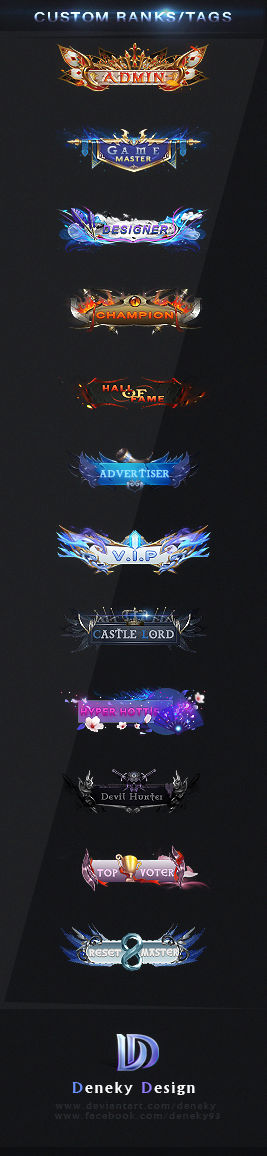Custom ranks/tags by Deneky on DeviantArt