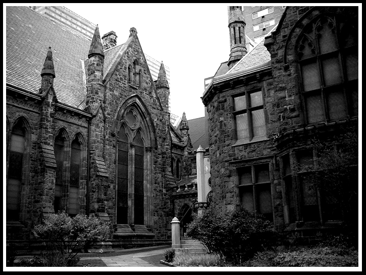 gothic building, philadelphia