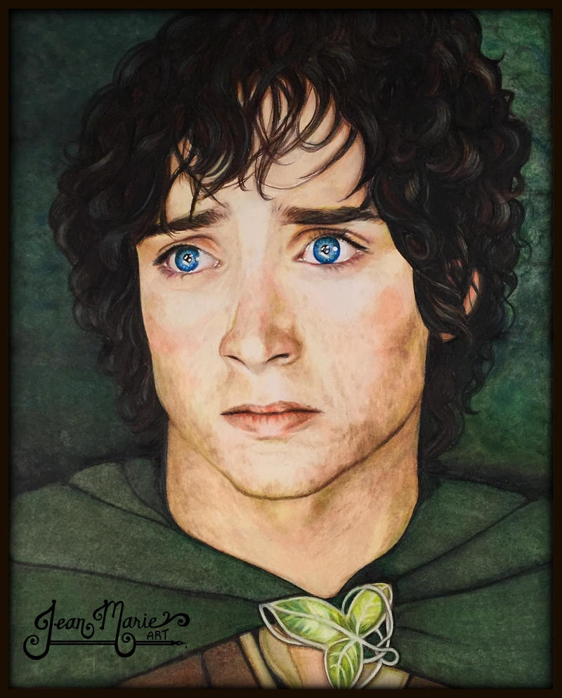 Frodo Deviantart Draw Frodo's Burden - Jan 2017 by JeanMarieArt on DeviantArt