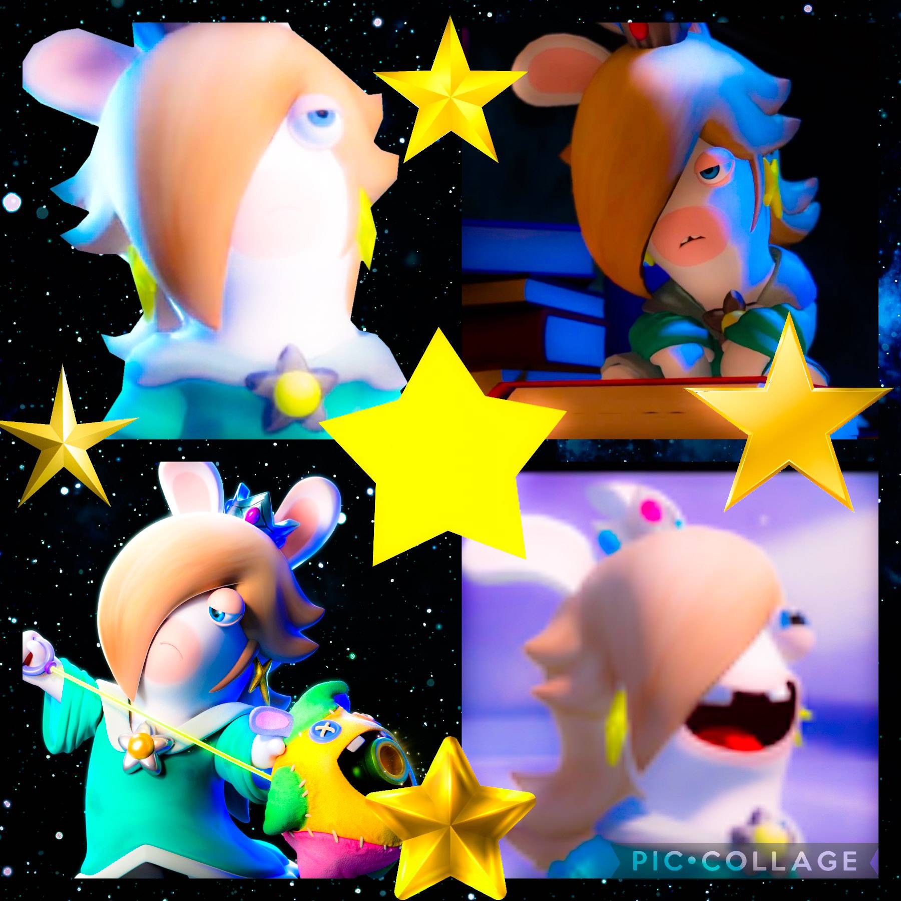 Azlina The Rabbit (Edit Collage Trade) Rabbid Rosalina by MagicPuss380 on DeviantArt