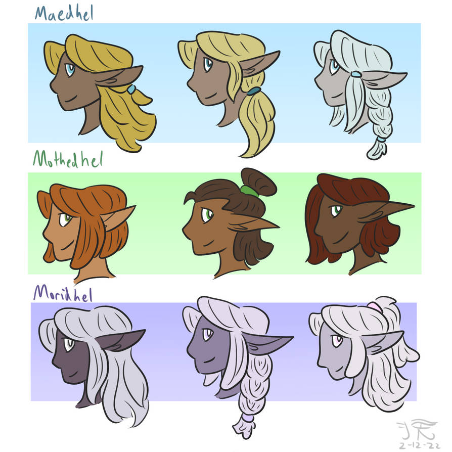 Elf Colors by UmbraDracona on DeviantArt
