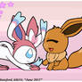 Eevee and Sylveon