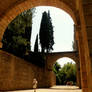 turist in Alhambra, Granada