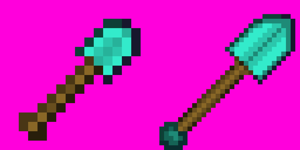 Diamond Shovel Custom Minecraft By GamingFox123 On DeviantArt diamond-shovel-custom-minecraft-by-gamingfox123-on-deviantart