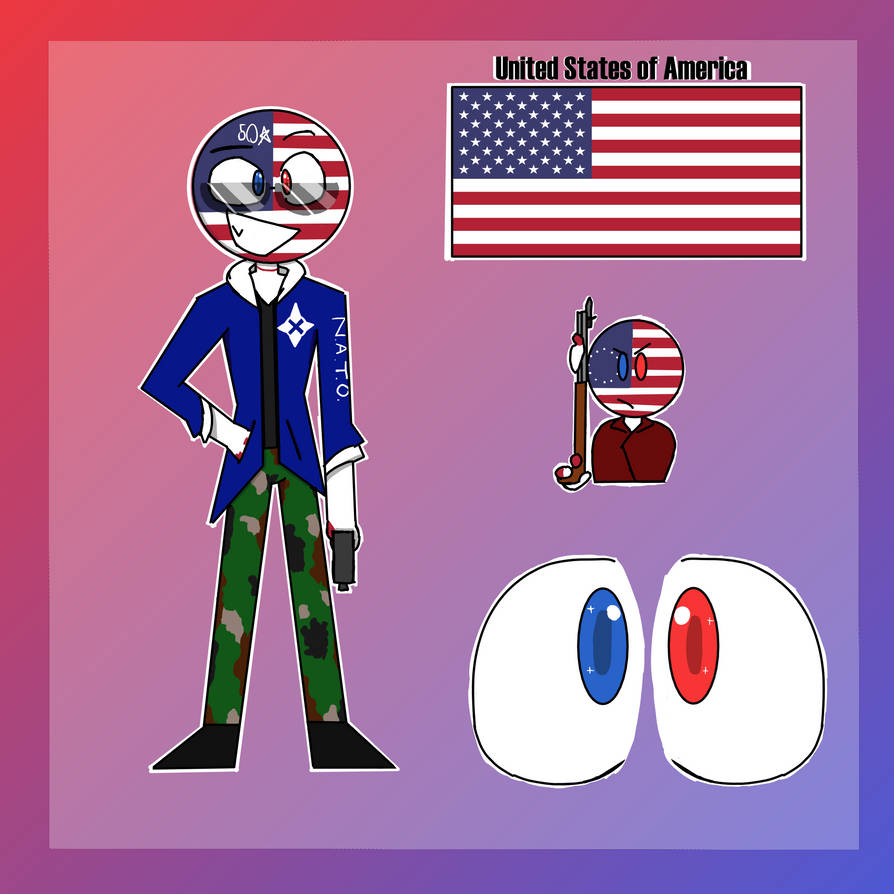 Human Countries: America [REVISED] by MMCreative on DeviantArt