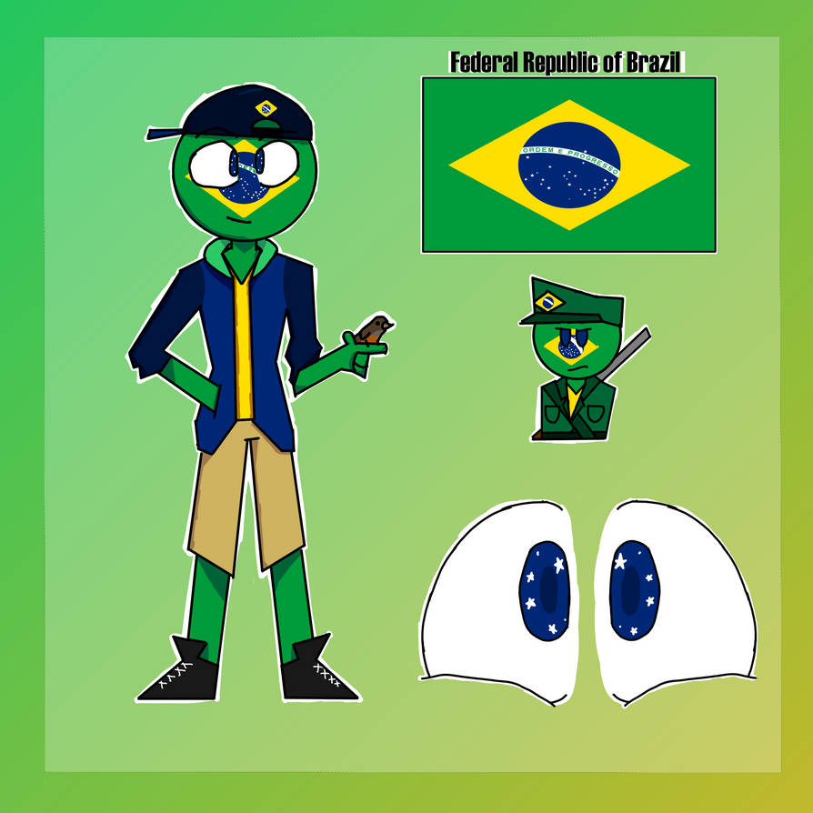 Brazil Countryhumans by andreevee on DeviantArt
