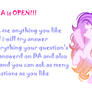 Q + A ~ Open