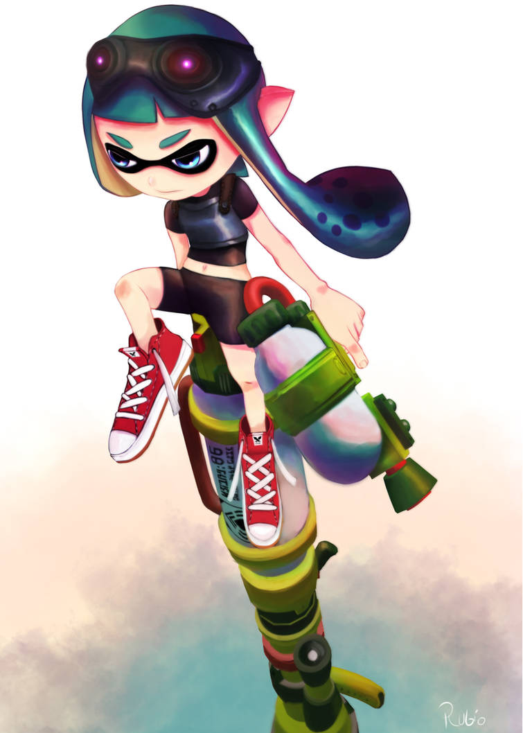 Splatoon Figure Deviantart splatoon! by RubioArt on DeviantArt