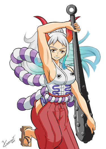 Yamato - One Piece episode 1050 by Berg-anime on DeviantArt