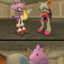 Blaze Steals A Kiss