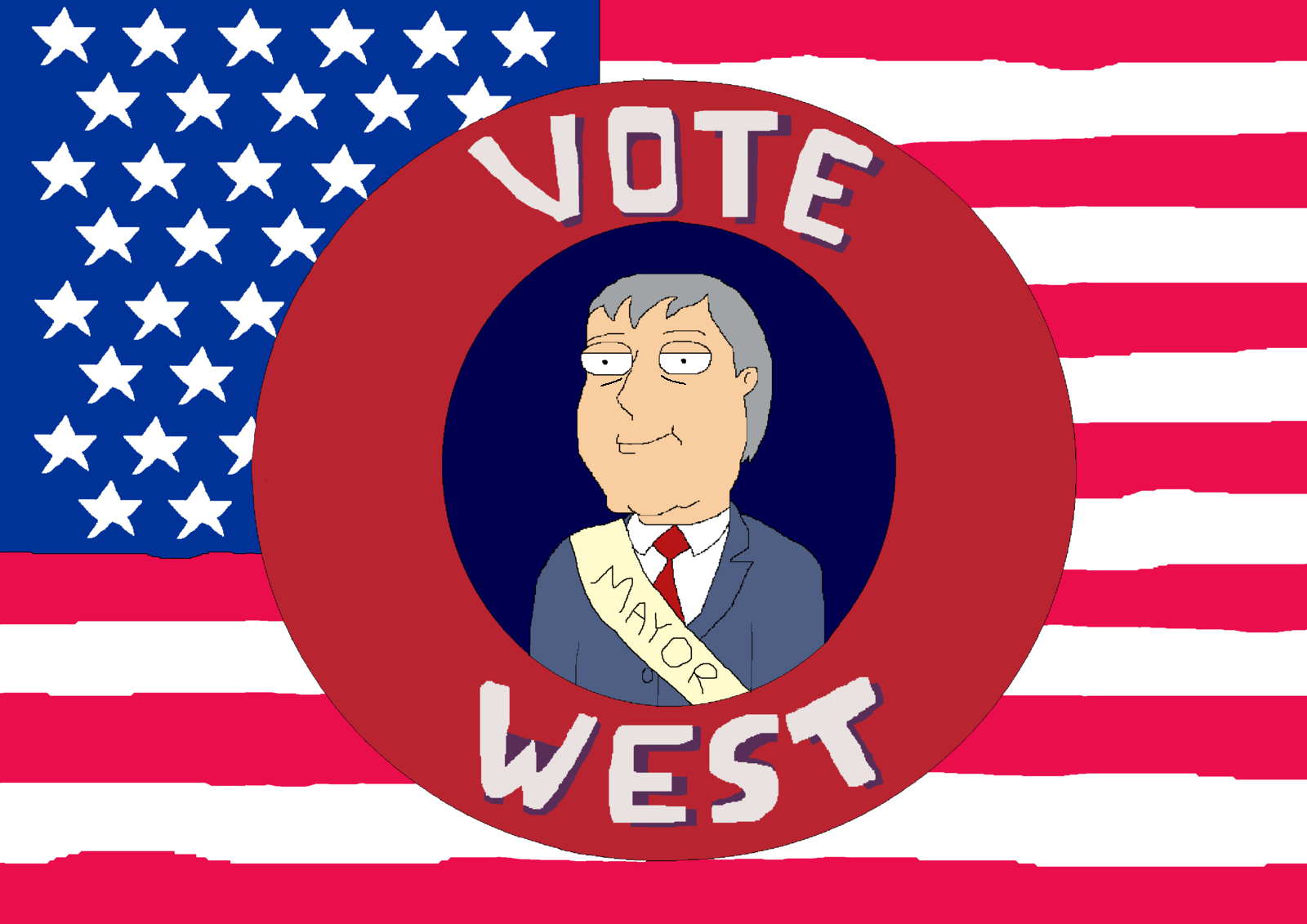 west adam west as mayor