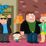 The Fonz and Happy as Family Guy