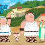 Family Guy in Rome and Togas