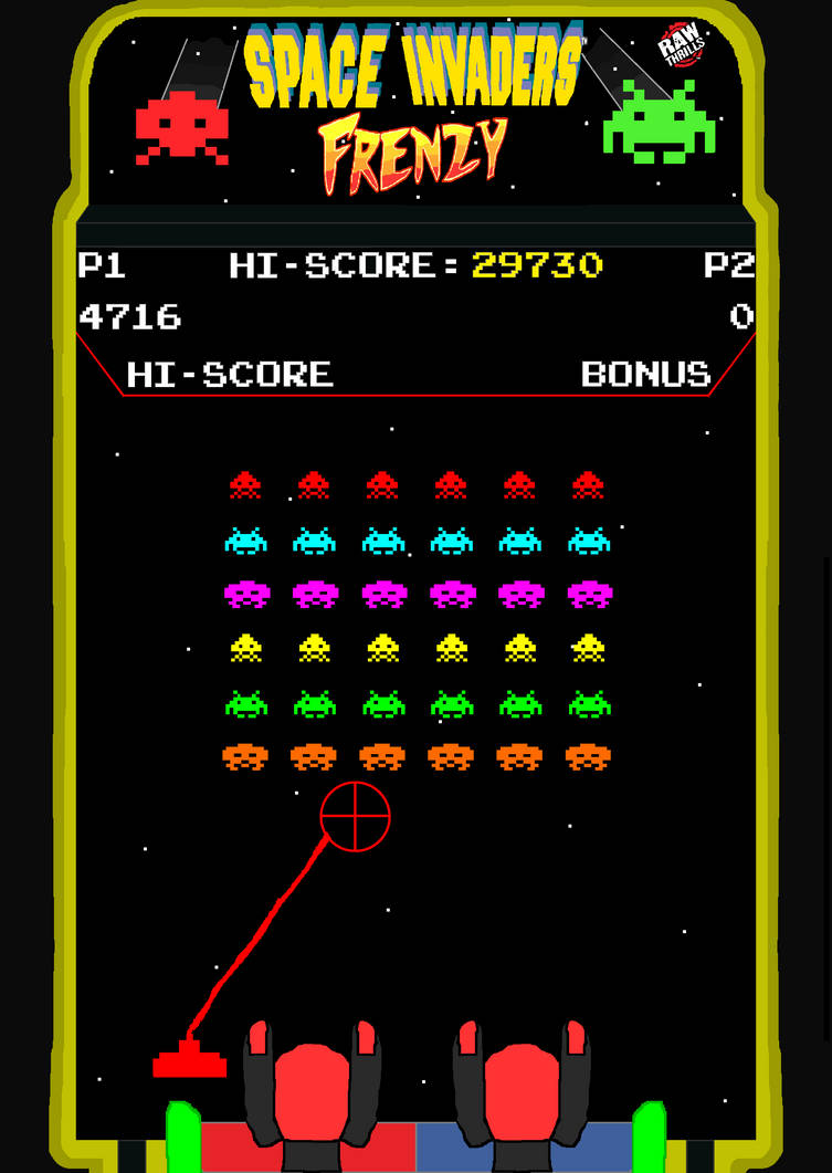 Space Invaders Frenzy! by Hazlamglorius on DeviantArt