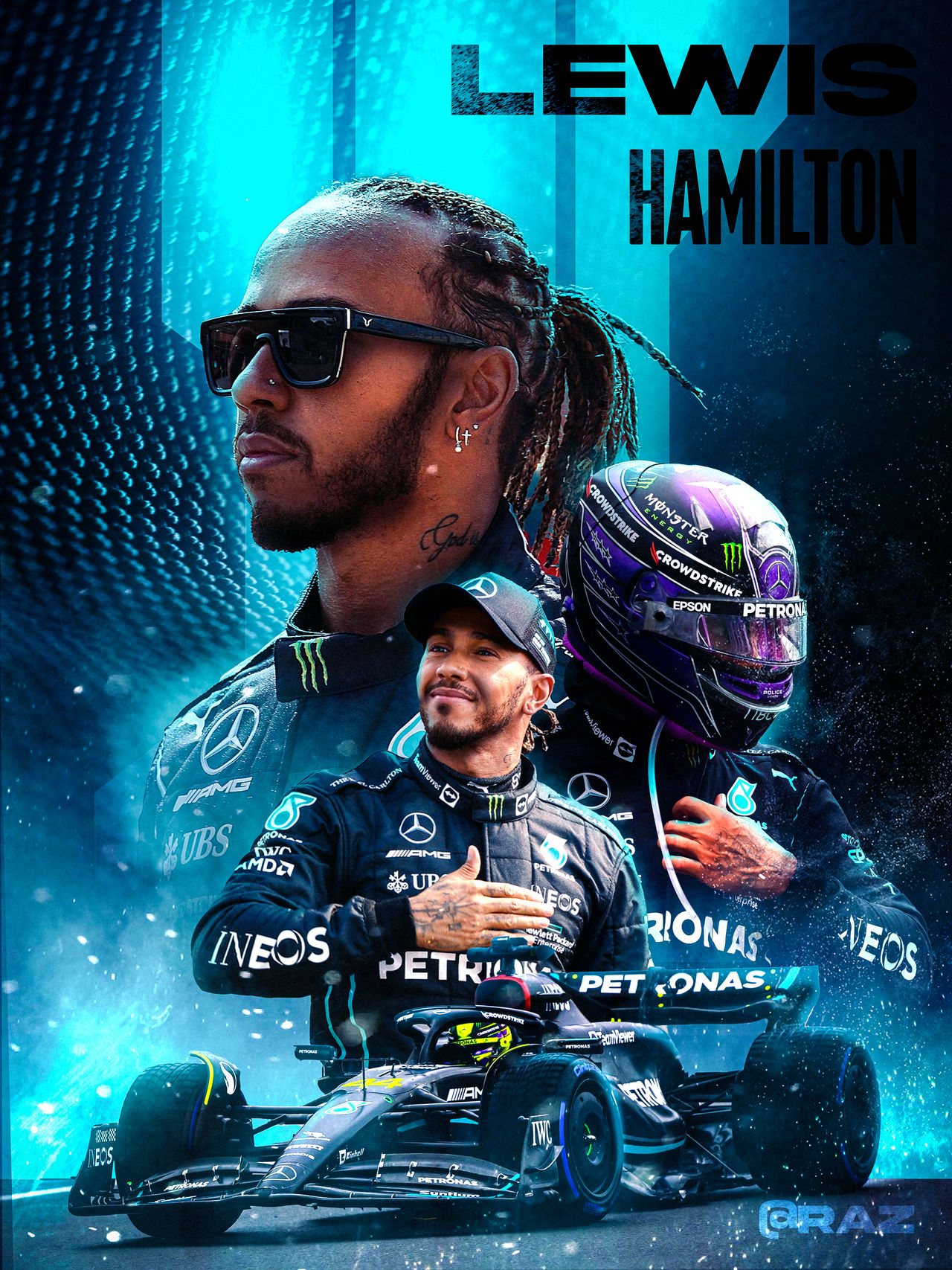 Lewis hamilton poster by Yemraz on DeviantArt