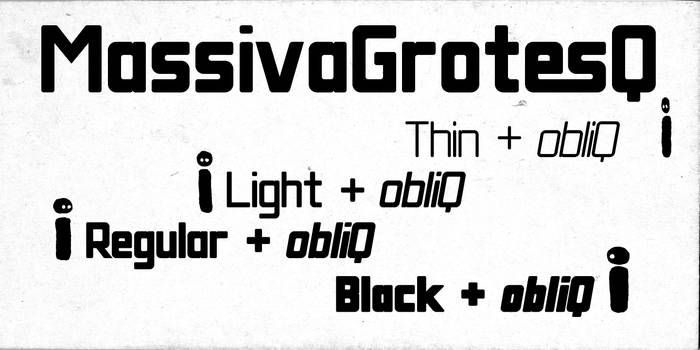 Dawnland font Massiva GrotesQ