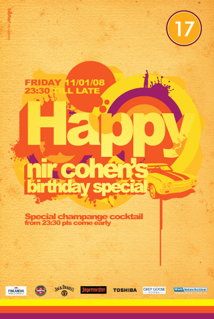 nir cohen birthday party on 17