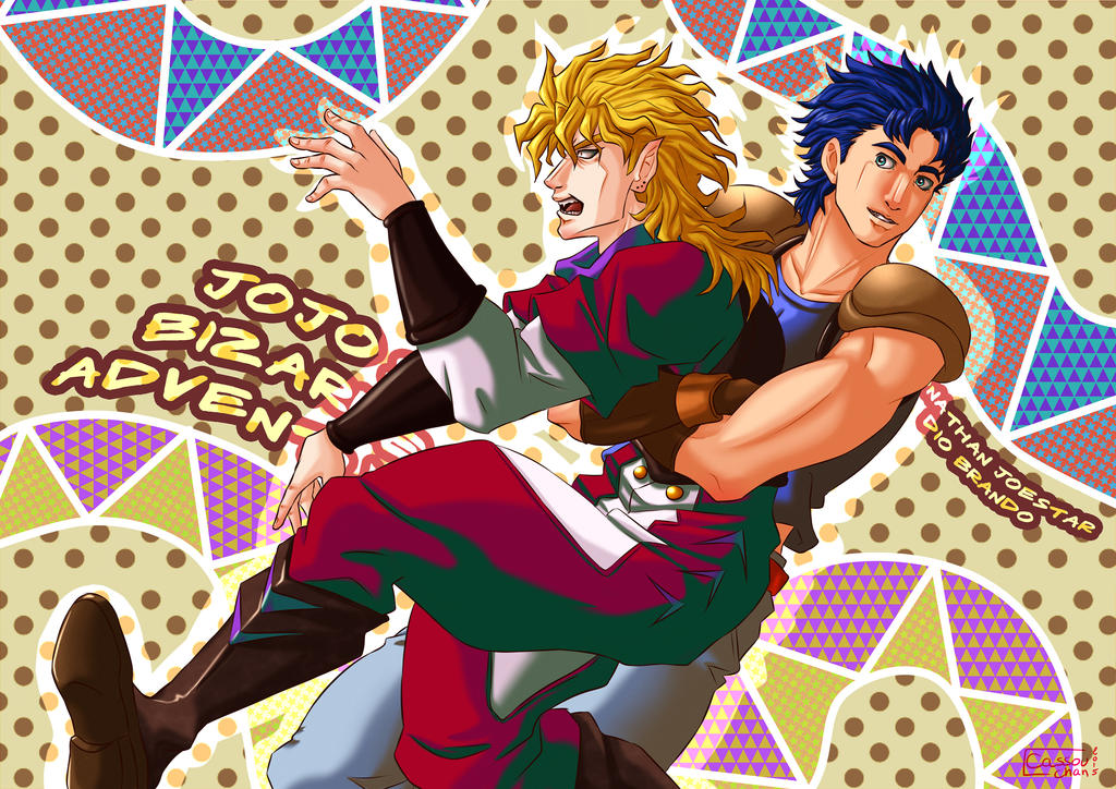 Dio and Jonathan by Yocchanart on DeviantArt