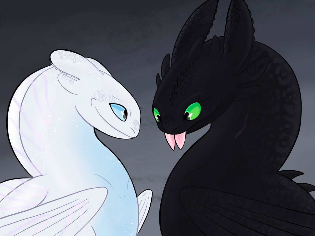 Toothless x Light Fury by Eerie-Murmur on DeviantArt
