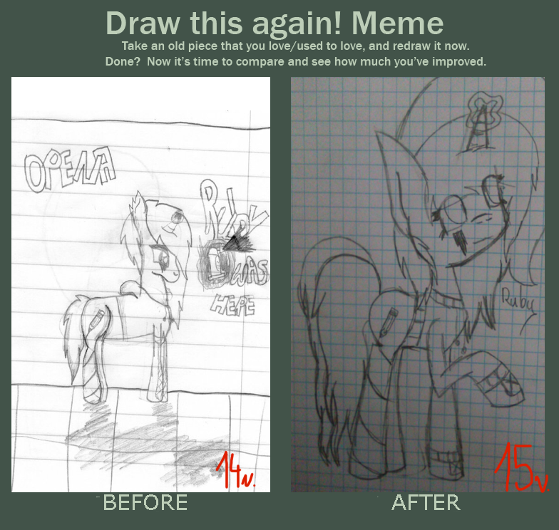 Meme Before and After.