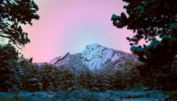 Flat Irons in the snow