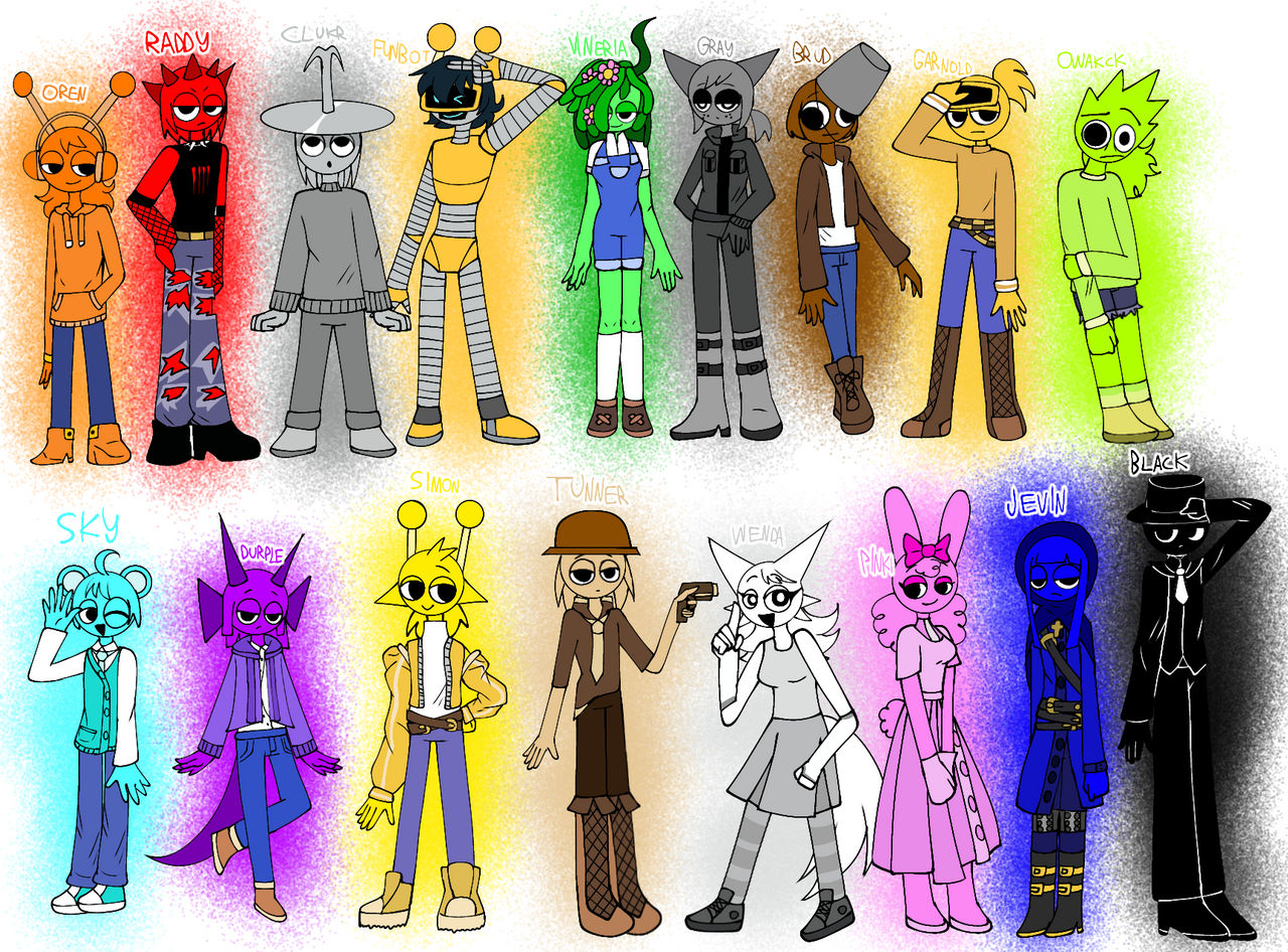 Sprunki Humanoid character art by TOMOZHU on DeviantArt